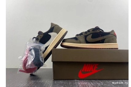 SCOTT 1 AIR 'MOCHA' LOW JORDAN X (KIDS)TRAVIS 0824
